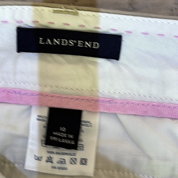 Lands End ankle pants size 10 tan - Picture 5 of 9